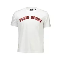 Plein Sport Herren Kurzarm-T-Shirt Weiß TIPS117_BIANCO_01-WHITE, Größe XL