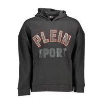 Plein Sport Herren Kapuzen-Sweatshirt Schwarz FIPS220_NERO_99-BLACK, Größe S