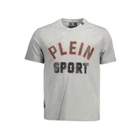 Plein Sport Herren Kurzarm-T-Shirt Grau TIPS106_GRIGIO_94-GREY, Größe S