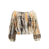 Desigual Damen Langarm-T-Shirt Beige 22SWBW10_BEIGE_7011, Größe L