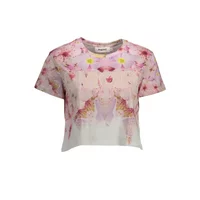 Desigual Damen T-Shirt Rosa 22SWTK75_ROSA_3021, Größe M