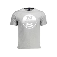 North Sails Herren Kurzarm-T-Shirt Grau 692792-000_GRIGIO_0926, Größe L