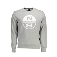 North Sails Herren Langarm-Sweatshirt Grau 691001-000_GRIGIO_0926, Größe XL