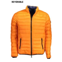 U.S. POLO Herren Wendejacke Orange 61489-46019_ARANCIO_557, Größe 56