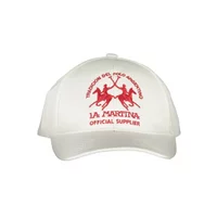 LA MARTINA Herren Hut Weiß XUH001-TW099_BIANCO_00001, Größe UNI