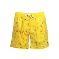 Karl Lagerfeld Beachwear Herren Medium Sea Boxer Gelb KL22MBM07_GIALLO_YELLOW, Größe S