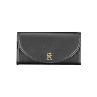 Tommy Hilfiger Damen Portemonnaie Schwarz AW0AW13657_NERO_BDS, Größe UNI