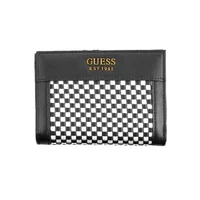 GUESS JEANS Damen Portemonnaie Schwarz WB787067_NERO_BLACK-MULTI, Größe UNI