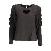 Desigual Damen Langarmshirt Schwarz 22WWBW07_NERO_2000, Größe S
