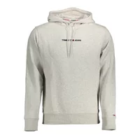 Tommy Hilfiger Herren Langarm-Kapuzen-Sweatshirt Grau DM0DM12942_GRIGIO_PJ4, Größe 2XL