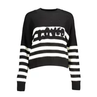 Desigual Damen Langarmshirt Schwarz 22WWJF26_NERO_2000, Größe XL