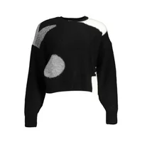 Desigual Damen Langarmshirt Schwarz 22WWJF14_NERO_2000, Größe L