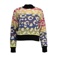 Desigual Damen Langarmshirt Blau 22WWJF85_BLU_9019, Größe L