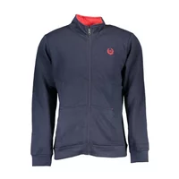 GIAN MARCO VENTURI Herren Langarm-Sweatshirt Blau AU00595-FOSSILE_BLU_NIGHT-BLUE, Größe M