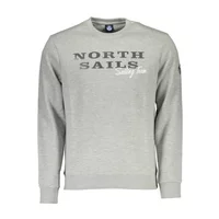 North Sails Herren Langarm-Sweatshirt Grau 902297-000_GRIGIO_0926, Größe S