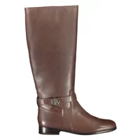 RALPH LAUREN Brittaney Stiefel in Dunkelbraun – Elegante hoh, Größe 39