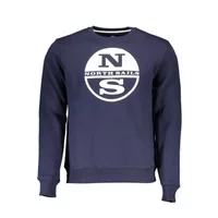 North Sails Herren Langarm-Sweatshirt Blau 902461-000_BLU_0802, Größe L