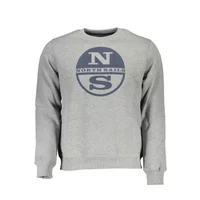 North Sails Herren Langarm-Sweatshirt Grau 902461-000_GRIGIO_0928, Größe XL