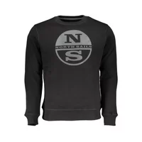 North Sails Herren Langarm-Sweatshirt Schwarz 902461-000_NERO_0999, Größe XL