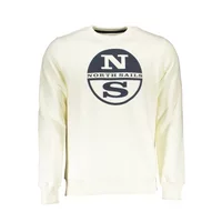 North Sails Herren Langarm-Sweatshirt Weiß 902461-000_BIANCO_0105, Größe 2XL