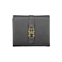 Tommy Hilfiger Damen Portemonnaie Schwarz AW0AW14238_NERO_BDS, Größe UNI