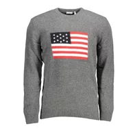 U.S. POLO Herren Pullover Grau 62917-53280_GRIGIO_189, Größe 2XL