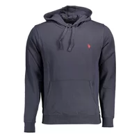 U.S. POLO Herren Kapuzen-Sweatshirt Blau 63012-53223_BLU_179, Größe L