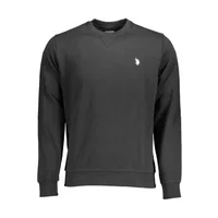 U.S. POLO Herren Langarm-Sweatshirt Schwarz 63027-53223_NERO_199, Größe 2XL
