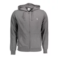 U.S. POLO Herren Kapuzenpullover Grau 63025-53223_GRIGIO_189, Größe XL