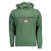 U.S. POLO Herren Kapuzen-Sweatshirt Grün 64460-53223_VERDE_249, Größe XL