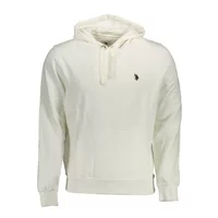 U.S. POLO Herren Kapuzen-Sweatshirt Weiß 63012-53223_BIANCO_101, Größe XL
