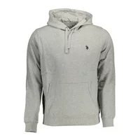 U.S. POLO Herren Kapuzen-Sweatshirt Grau 63012-53223_GRIGIO_188, Größe XL