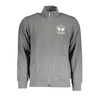 LA MARTINA Herren Langarm-Sweatshirt Grau XMF005-FP548_GRIGIO_01049, Größe S