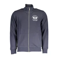 LA MARTINA Herren Langarm-Sweatshirt Blau XMF005-FP548_BLU_07017, Größe S