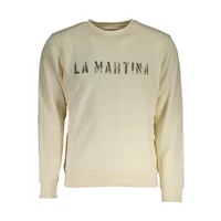 LA MARTINA Herren Langarm-Sweatshirt Weiß XMF006-FP543_BIANCO_04186, Größe XL