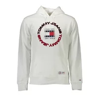 Tommy Hilfiger Herren Langarm-Sweatshirt Weiß DM0DM15686_BIANCO_YBR, Größe XL