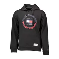 Tommy Hilfiger Herren Langarm-Sweatshirt Schwarz DM0DM15686_NERO_BDS, Größe 2XL