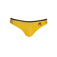 Karl Lagerfeld Beachwear Damen Badehose Gelb KL22WBT21_GIALLO_YELLOW, Größe XS