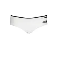 Karl Lagerfeld Beachwear Damen Badehose Weiß KL22WBT12_BIANCO_WHITE, Größe XS