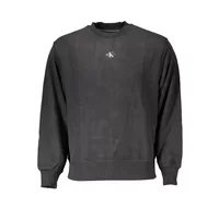 Calvin Klein Herren Langarm-Sweatshirt Schwarz J30J322534_NERO_BEH, Größe XL