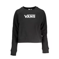 Vans Damen Langarm-Sweatshirt Schwarz VN0A47TH_NERO_BLK, Größe XS