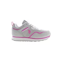 U.S. POLO BEST PRICE Mädchen Sportschuh Grau NOBIK010K3NH1_GRIGIO_LGR-FUX01, Größe 27