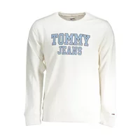 Tommy Hilfiger Herren Langarm-Sweatshirt Weiß DM0DM16366_BIANCO_YBR, Größe 2XL