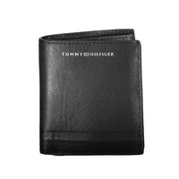Tommy Hilfiger Herren Portemonnaie Schwarz AM0AM10984_NERO_BDS, Größe UNI