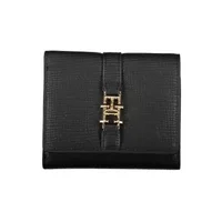 Tommy Hilfiger Damen Portemonnaie Schwarz AW0AW14631_NERO_BDS, Größe UNI