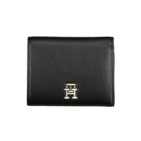 Tommy Hilfiger Damen Brieftasche Schwarz AW0AW14634_NERO_BDS, Größe UNI