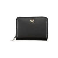 Tommy Hilfiger Damen Portemonnaie Schwarz AW0AW14636_NERO_BDS, Größe UNI
