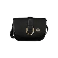 LA MARTINA Damen Umhängetasche Schwarz LMBA01055T_NERO_BLACK, Größe UNI