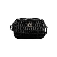 LA MARTINA Damen Umhängetasche Schwarz LMBA01027P_NERO_BLACK, Größe UNI
