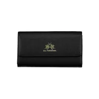 LA MARTINA Damen Portemonnaie Schwarz LMPD01157T_NERO_BLACK, Größe UNI